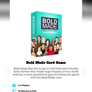 Bold Made Card Game - fun for the whole family